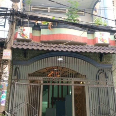 Bán nhà 1 lầu đúc hẻm thông Liên khu 5-6,Bình Tân.
