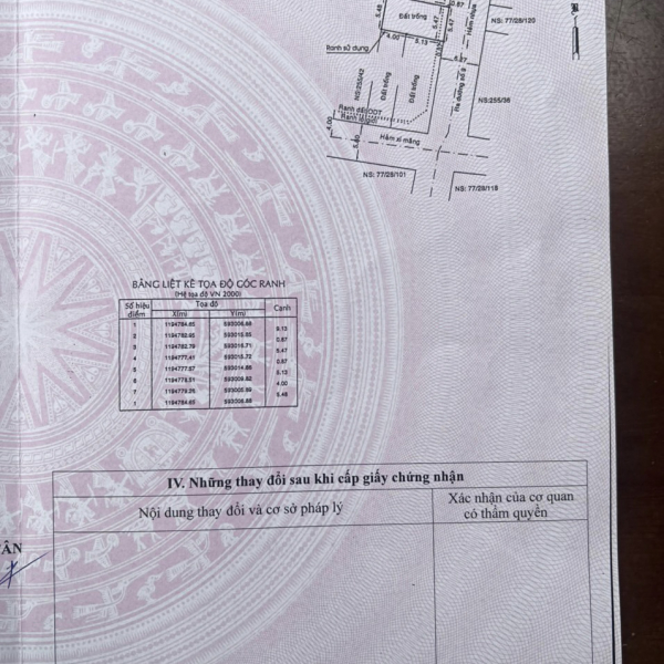 Bán 55 m2 đất full thổ Bình Hưng Hoà Bình Tân 