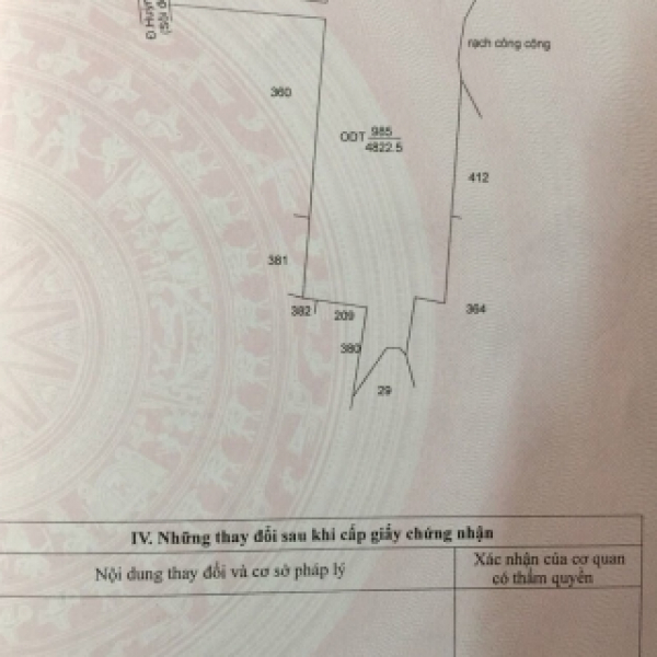 Bán 4822 m đất ở thuộc thành phố Tân An  ,Long An