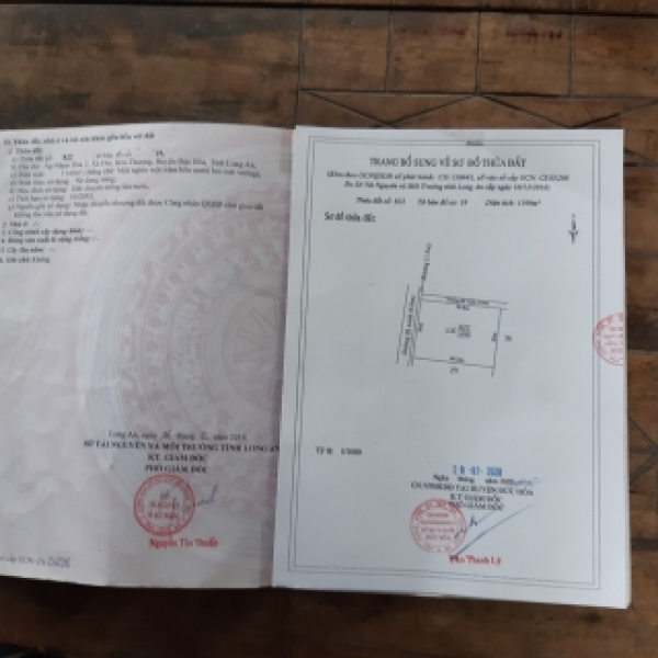 Bán 1200 m  đất xã Đức Hòa Thượng ,Đức Hoà ,Long An